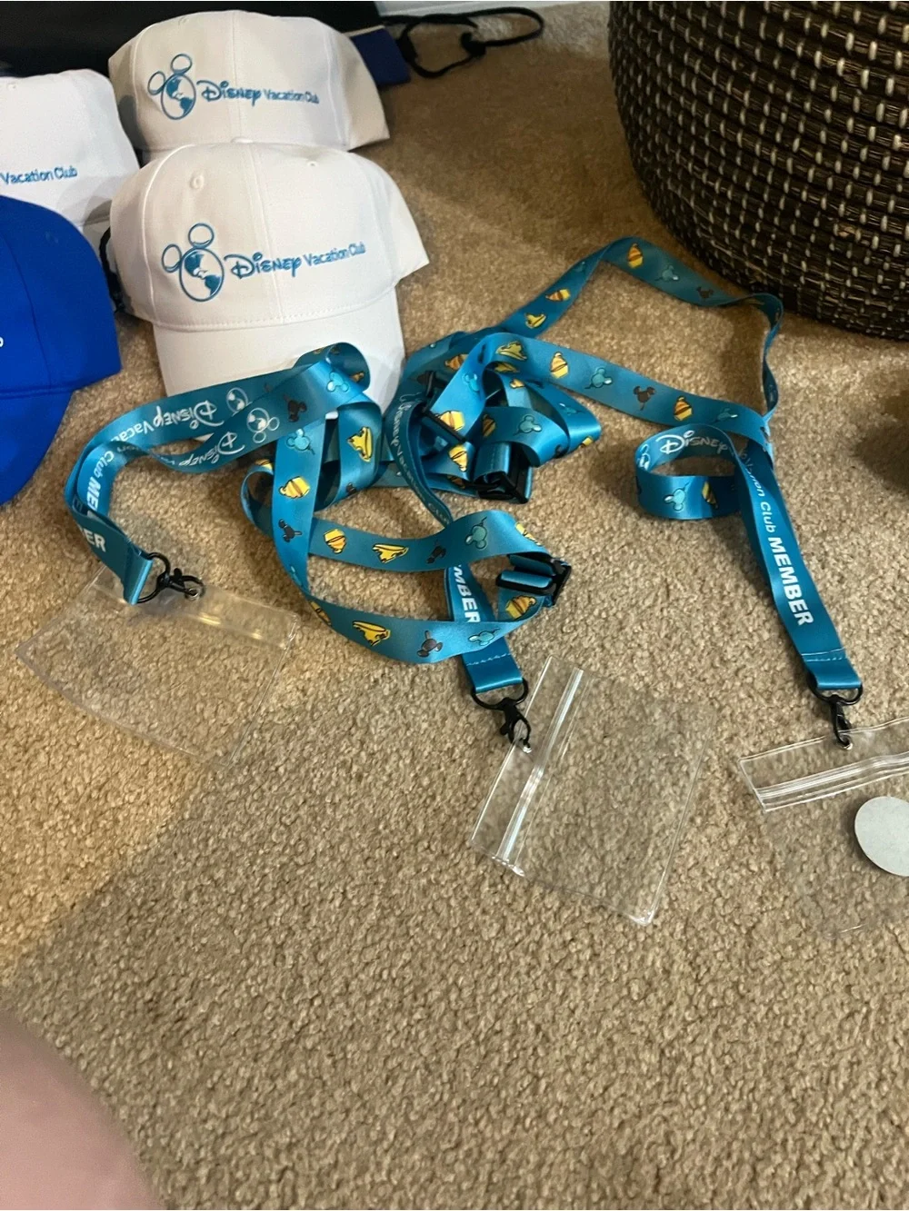 Disney Vacation Club Swag NEW - hats, wet/dry bag, beach bag, sling bag, lanyard